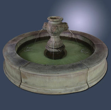 Giannini Garden Madrid Leones Easy Pond Fountain